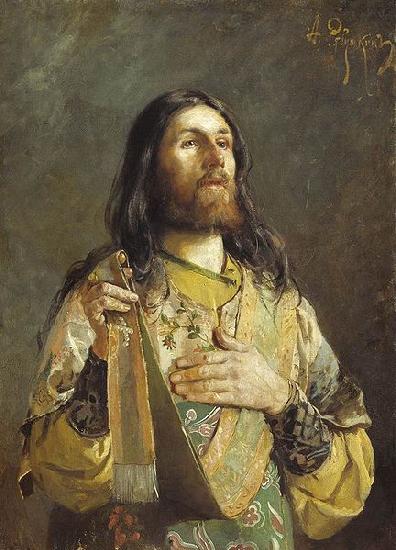 Andrei Ryabushkin Diakon. Etude. oil painting image
